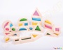 Ημιδιαφανή τουβλάκια Rainbow Σετ 24 τεμάχια