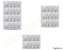 Μαγνητικά τουβλάκια κατασκευών Connetix Clear Rectangle Pack Σετ 12 τεμάχια