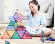 Μαγνητικά τουβλάκια κατασκευών Connetix Pastel Shape Expansion Pack Σετ 48 τεμάχια  Μαγνητικά Παιχνίδια Κατασκευών