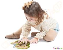 Ζώα και τα μωρά τους Maxi-puzzles  Χάρτινα Εκπαιδευτικά Παζλς