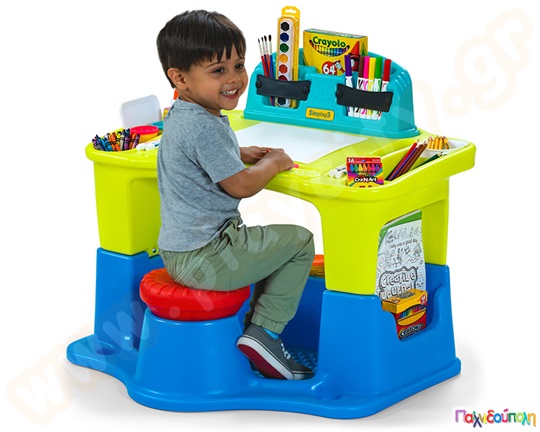 Γωνιά ζωγραφικής με σκαμπό Simplay3