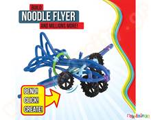 Κατασκευές με Spaghetteez Noodle Flyer Σετ 76 τεμάχια  Πλαστικά Παιχνίδια Κατασκευών Clics - Flexy