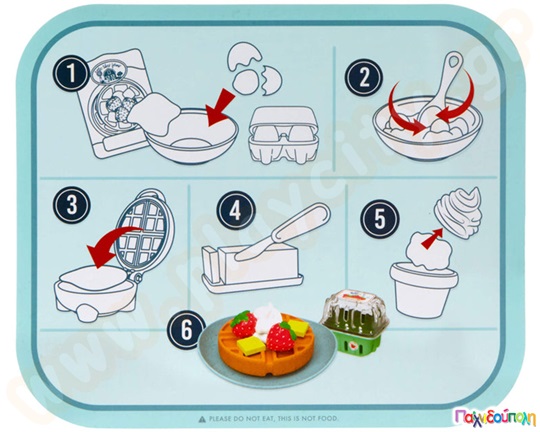 Σετ παρασκευής Βάφλες Creative Chef Little Tikes