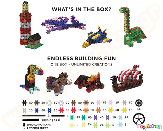 Nano Clics Σετ 1000 τεμάχια Creative Builders