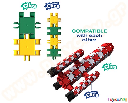 Nano Clics K3 Σετ 190 τεμάχια