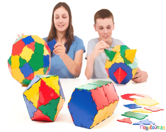 Πρωτοβάθμιο Μαθηματικό Σετ Polydron 414 τεμάχια