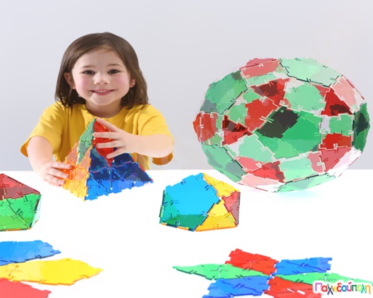 Κρυστάλλινο Βασικό Σετ Polydron 164 τεμάχια