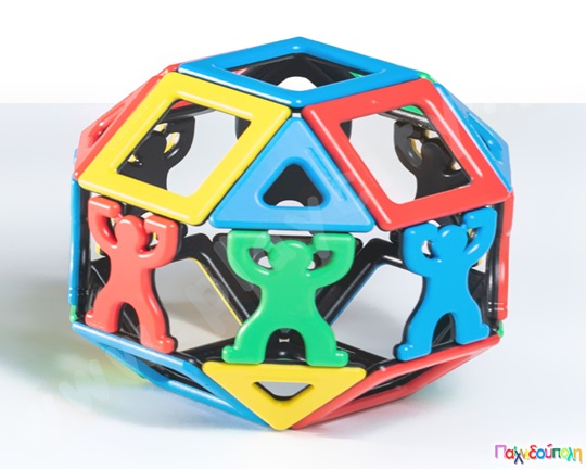 Μαγνητικά Polydron Ακροβάτες 54 τεμάχια