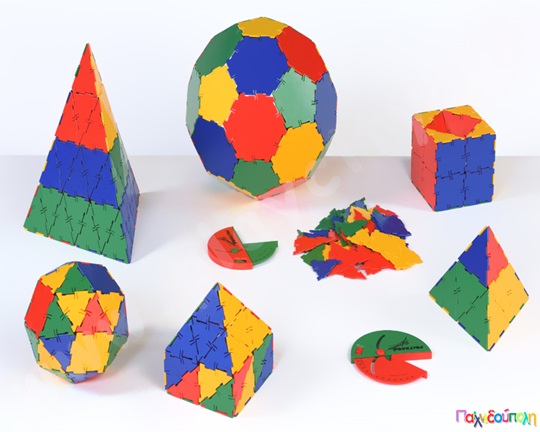 Σχολικό Σετ Γεωμετρίας Polydron 266 τεμάχια