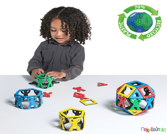 Μαγνητικά Polydron Ακροβάτες 54 τεμάχια