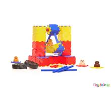 Σετ Junior Polydron 124 τεμάχια  Πλαστικά Παιχνίδια Κατασκευών - Οικοδομικό Υλικό