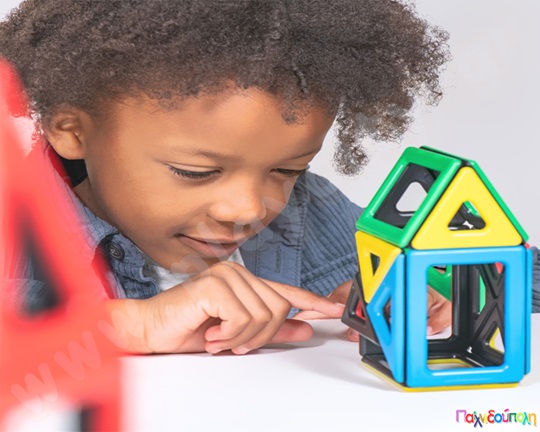 Σετ Σχημάτων Μαγνητικών Polydron 70 τεμάχια