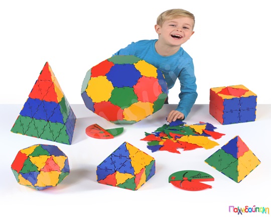 Σχολικό Σετ Γεωμετρίας Polydron 266 τεμάχια