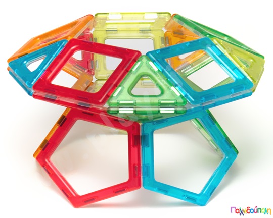 Διαφανές Σετ Εξερεύνησης Μαγνητικών Polydron 100 τεμάχια