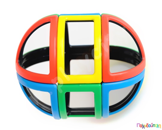 Σετ Τάξης Σφαίρας Μαγνητικών Polydron 72 τεμάχια