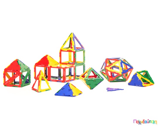 Polydron Κουτί Μεσαίου Μεγέθους 80 τεμάχια
