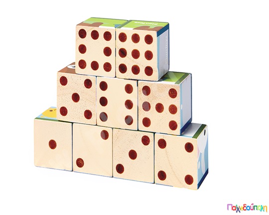Παζλ με Κύβους Plan Toys