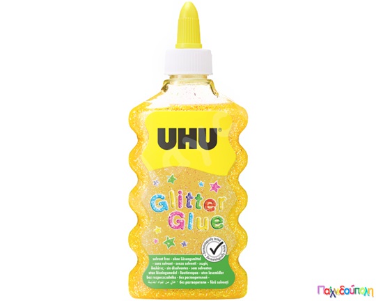 UHU Glitter Glue χρυσό 185 γρ.