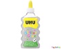 UHU Glitter Glue ασημί 185 γρ.