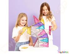 Μαγνητικά Τουβλάκια Κατασκευών Connetix Glitter Unicorn Pack Σετ 56 τεμάχια  Μαγνητικά Παιχνίδια Κατασκευών