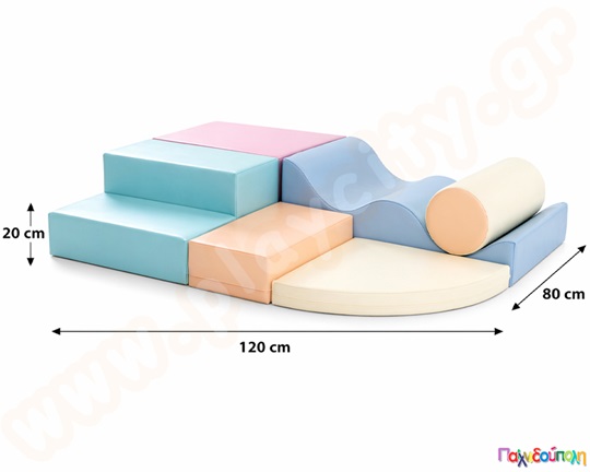 Σετ "Soft Play Explorer" απαλό παστέλ