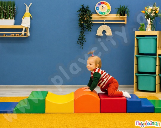 Σετ "Soft Play Little Crawler" πολύχρωμο