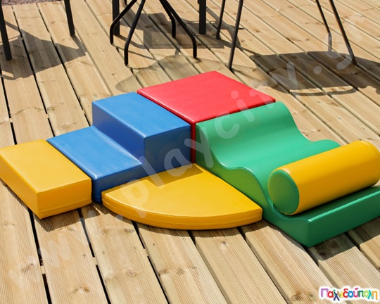 Σετ "Soft Play Explorer" πολύχρωμο