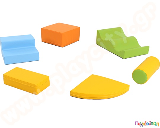 Σετ "Soft Play Explorer" παλ πολύχρωμο