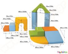 Σετ "Soft Play Creativity" απαλό πολύχρωμο  Soft Play - Αφρώδη Σχήματα