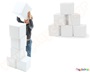 Σετ 6 κύβων "Soft Play" λευκό