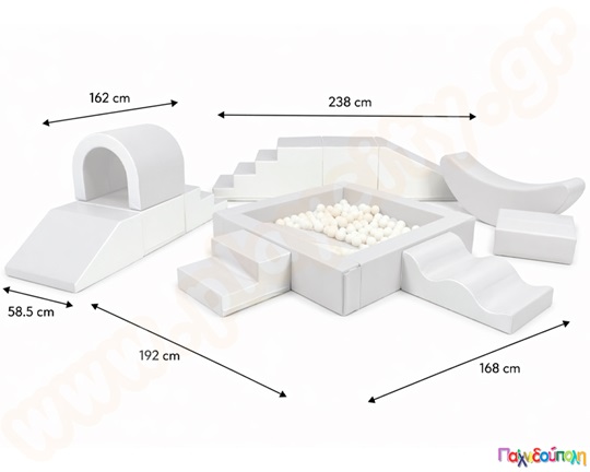 Σετ "Soft Play Party" λευκό