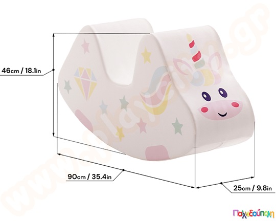 Τραμπάλα soft play unicorn