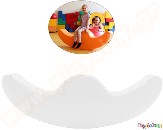 Τραμπάλα soft play buddy, λευκό