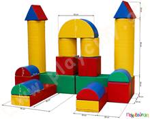 Κάστρο "Soft Play" πολύχρωμο  Soft Play - Αφρώδη Σχήματα
