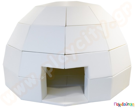 Σπιτάκι iglu soft play, λευκό