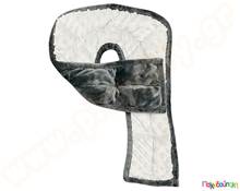 Βαρυτικό μαξιλάρι αυχένα Velour 1,33 kg γκρι  Αισθητηριακή Ολοκλήρωση