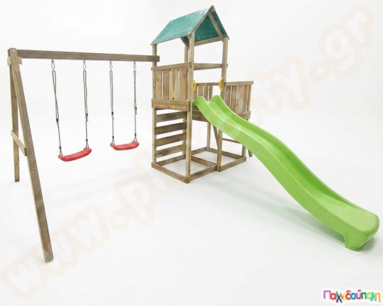 Ξύλινη σύστημα παιδικής χαράς MaxPlay 3.1