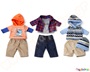 Τρία σύνολα κούκλας casual unisex
