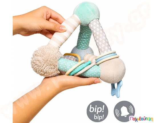 Αισθητηριακό Παιχνίδι Δραστηριοτήτων Babyono Tiny Yoga Pyramid Mint