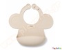 Σιλικονούχα Βρεφική Σαλιάρα Babyono Beige