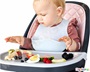 Υπέρλεπτη Σιλικονούχα Βρεφική Σαλιάρα Babyono Γαλάζια με Τσέπη Συλλογής