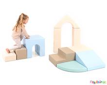 Σετ "Soft Play Creativity" παστέλ γήινο  Soft Play - Αφρώδη Σχήματα