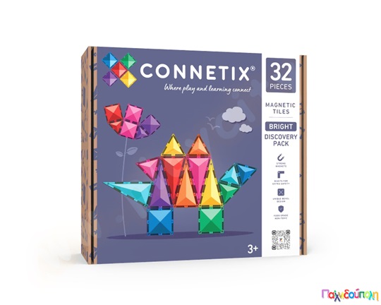 Μαγνητικά Πλακίδια Bright Discovery Pack 32 Τμχ.