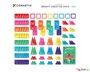 Μαγνητικά Πλακίδια "Bright Creative Pack" 104 Τμχ.